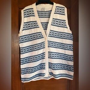 Vintage Harot 100% Cotton Knit Vest